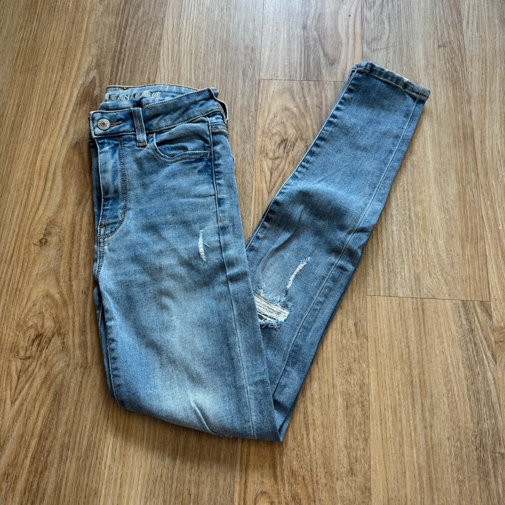 American Eagle super high rise jegging
